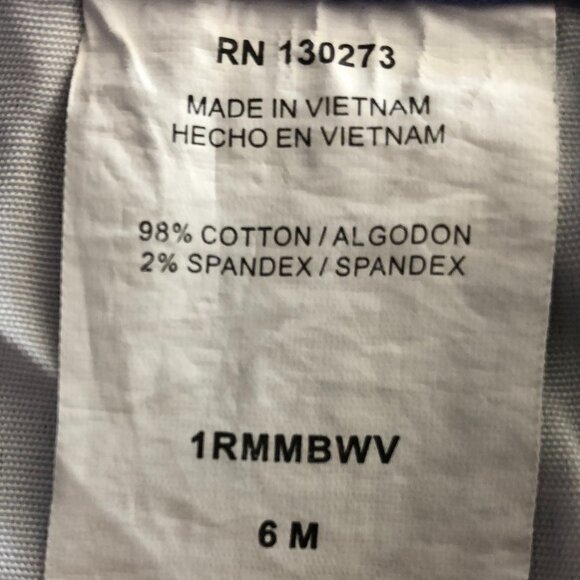 Lee Riders by Lee Casual Mid Rise Bermuda 5 Pocket Denim Jean Shorts Blue Sz 6 - Picture 7 of 8